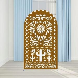 NEW Brown Mexican Fiesta Talavera Arch Backdrop Cover
